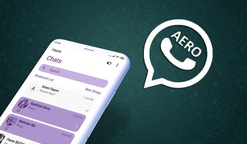 Cara Download WhatsApp Aero Hazar Apk