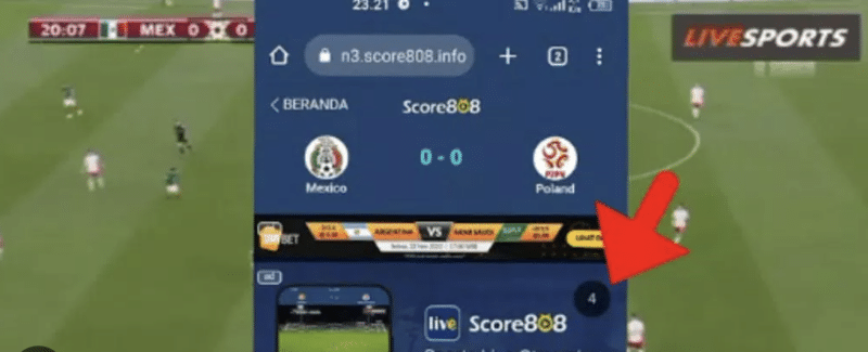 Penjelasan Tentang Score808 Apk Live Streaming Siaran Sepak Bola